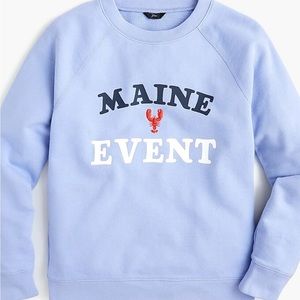 NWT J.Crew “Main Event” sweatshirt